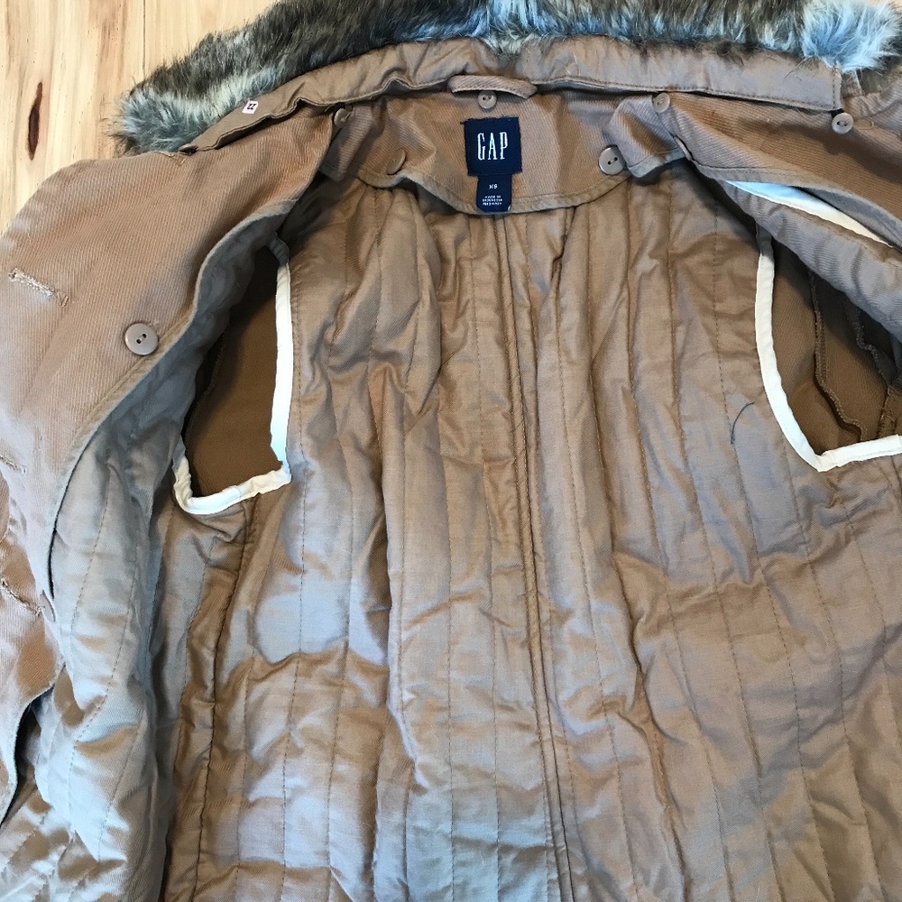 Lined Button Up Real Fur Jacket - image 2